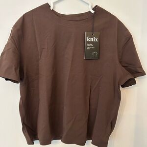 Knix Studio Sleek Cropped T-Shirt